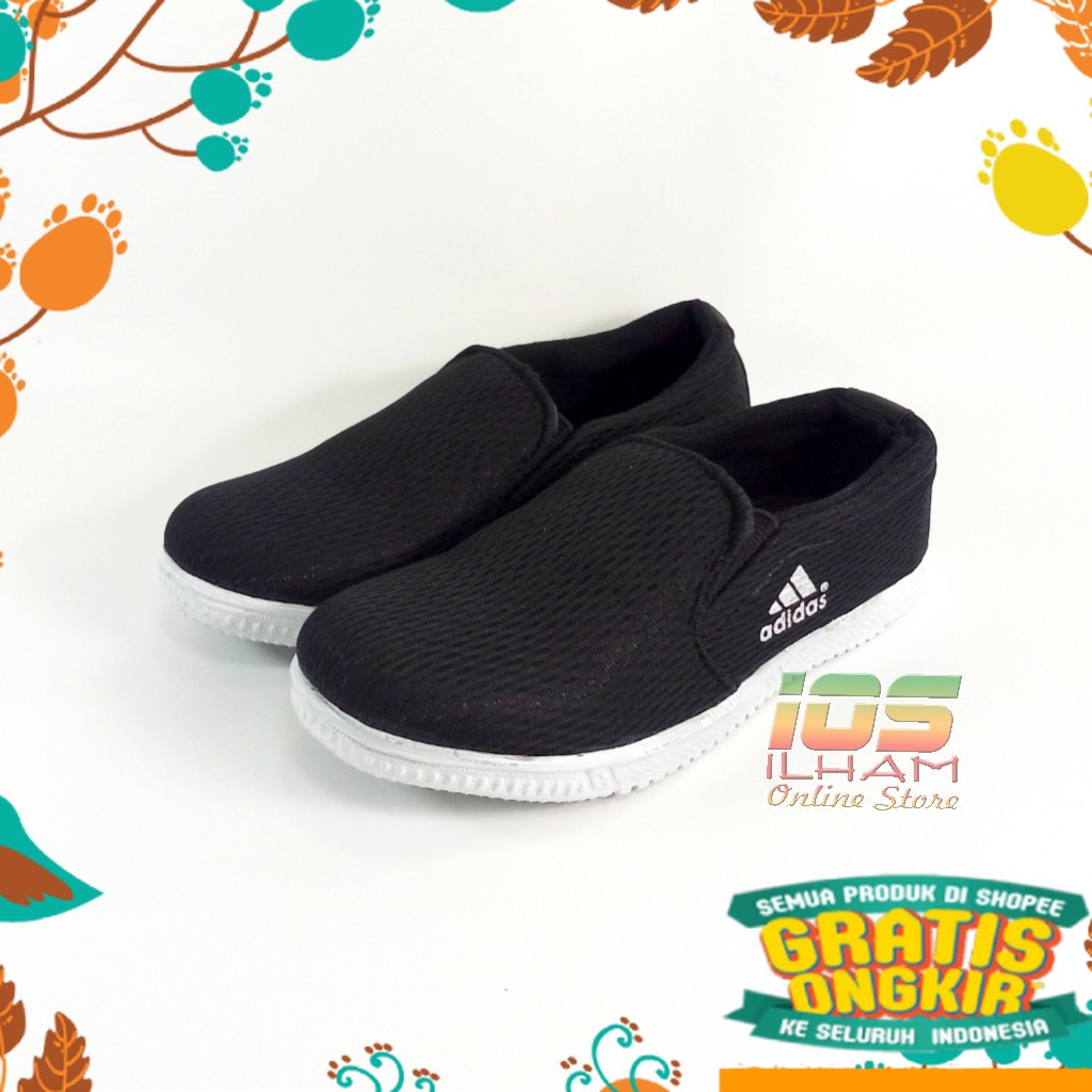 Giày Thể Thao Adidas Size 28-37 Màu Trắng Đen Thời Trang Cho Bé