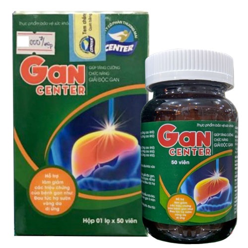 Gan Center giúp giải độc, hạ men gan, bảo vệ gan và hệ miễn dịch, giảm viêm gan virus