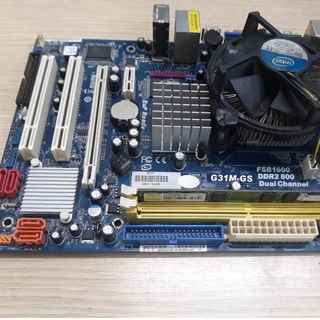 Combo Main Gigabyte G31 + CPU 5700/7500 Socket 775 + Ram DDR2 2GB