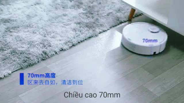 Robot hút bụi lau nhà thông minh ES300. Hút bụi tự động. Bảo hành 1 đổi 1 ( tem bảo hành ). | BigBuy360 - bigbuy360.vn