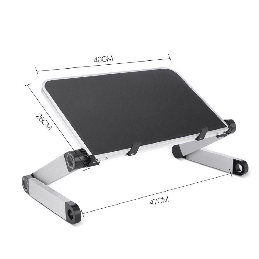 Bàn Để Laptop Gấp Gọn Đa Năng Xoay 360 Độ, Đọc Sách Làm Việc Chống Mỏi Lưng Mỏi Cổ