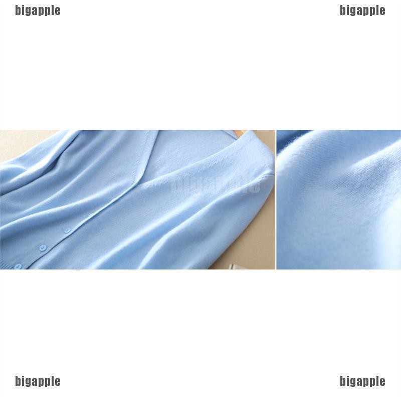 Áo cardigan nữ tay dài cổ chữ V thời trang quyến rũ