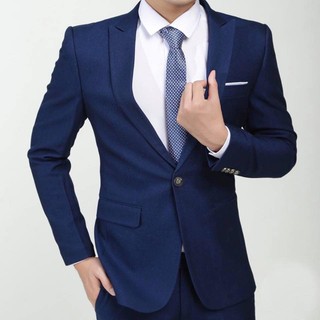 Freeship từ 50K _ Bộ vest xanh than body sang trọng, đẳng cấp