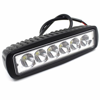 Đèn led trợ sáng c6 dài 6 bóng led-chip led hãng-tặng công tắc-bh3t