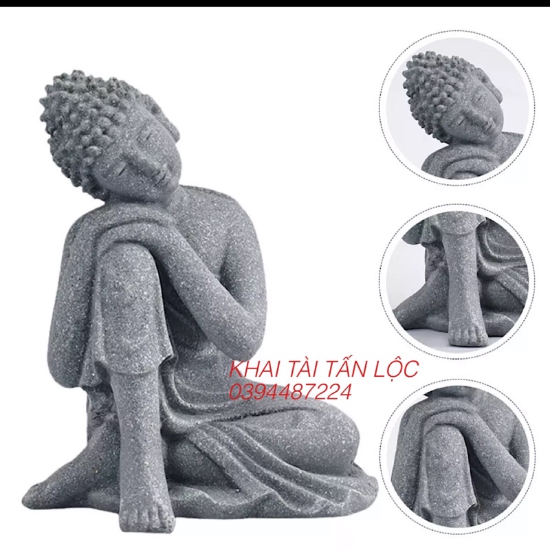 Tượng Phật ngồi an nhiên cao 10 cm