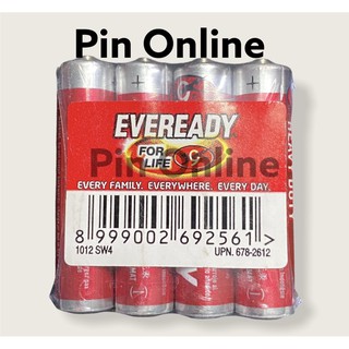 4 viên pin AAA Eveready Heavy Duty (Đỏ)