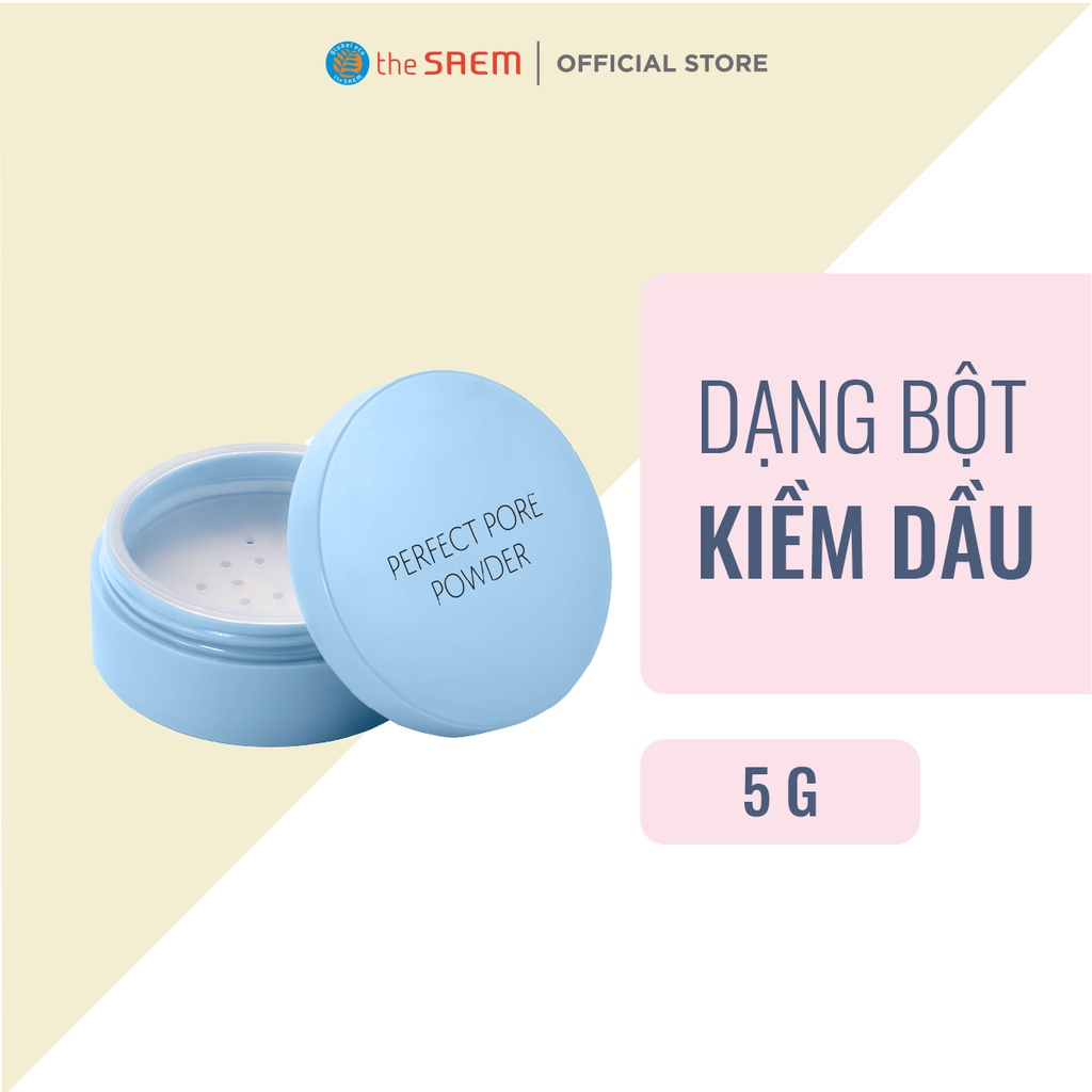 Phấn Phủ Dạng Bột Kiểm Soát Nhờn The Saem Saemmul Perfect Pore Powder 5g