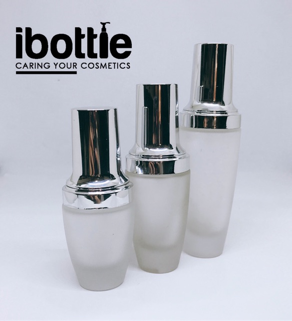 Chai sang chiết mỹ phẩm - Chai lu xịt giọt  30ml - 50ml - 2 màu vàng bạc