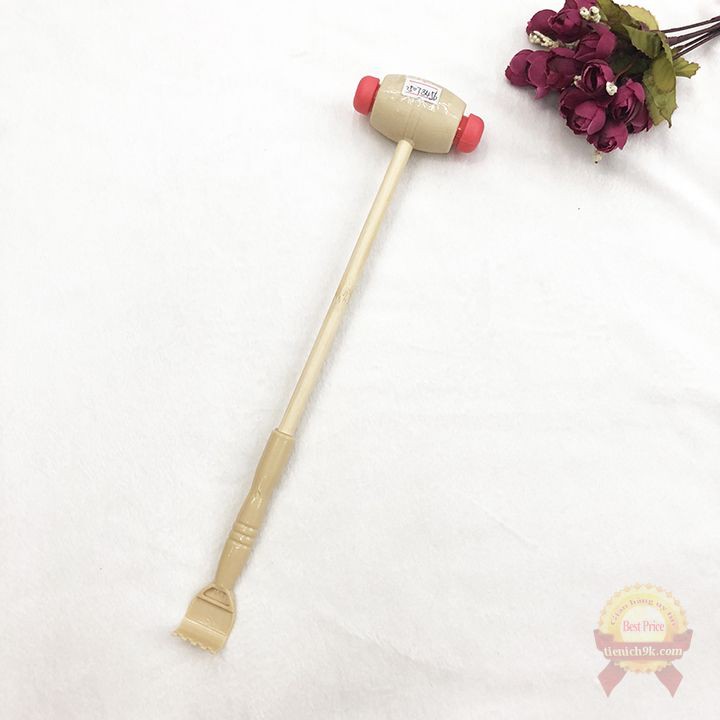 Dụng cụ gãi ngứa lưng 2in1 kiêm đầu đấm lưng matxa đầu