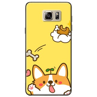 Ốp lưng Samsung Note 4, Note 5, Note 8, Note 9 Cún và xương