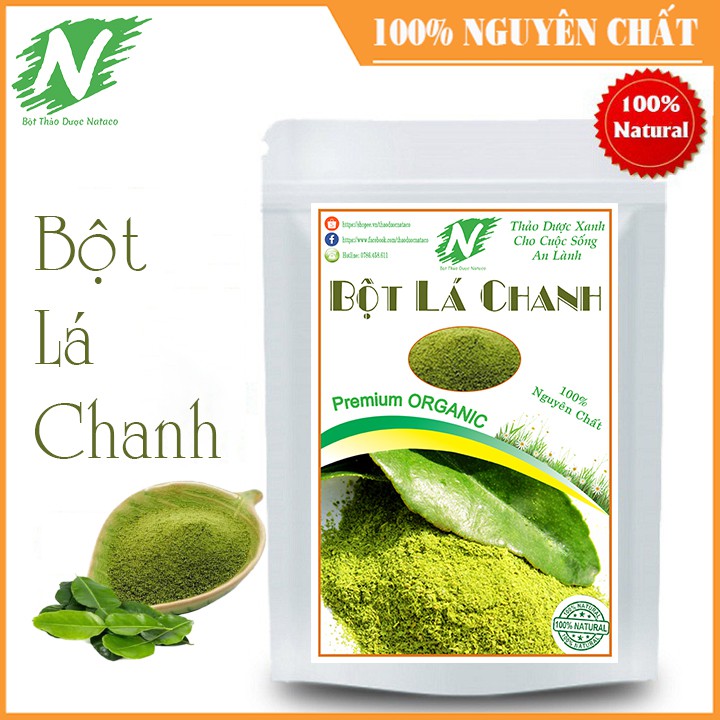 Bột Lá Chanh Hữu Cơ 100g ( Gia Vị cho Các Món Ăn )