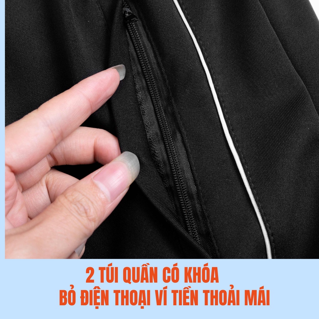 Quần đùi nam,quần thể thao nam chất vải u mì co dãn 4 chiều