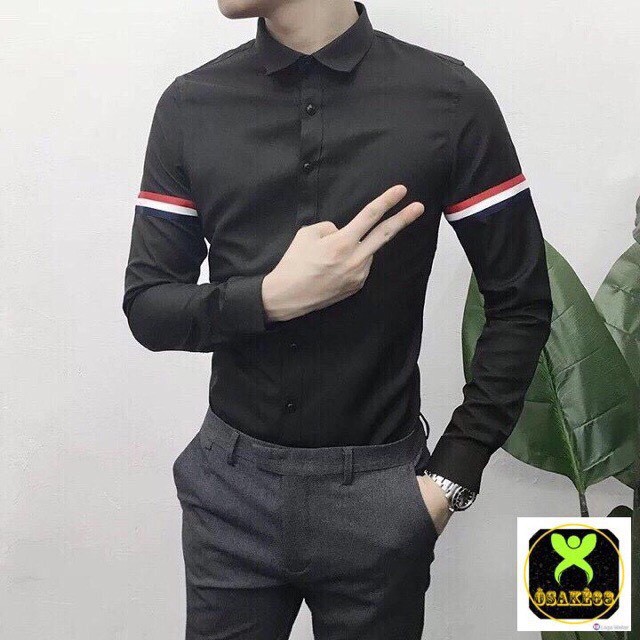 Áo sơ mi nam cổ bẻ dài tay đẹp bao chất, vải chuẩn hàng Shop