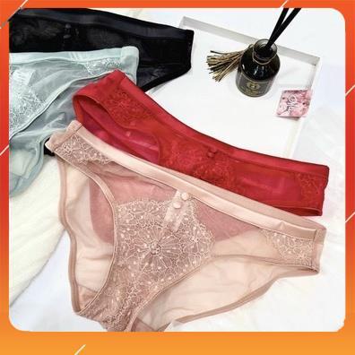 Set bộ đồ lót nữ Pinkk cao cấp áo có gọng cup ngang, chất liệu ren họa tiết hoa nhí, đệm mút mỏng. Mã B12985