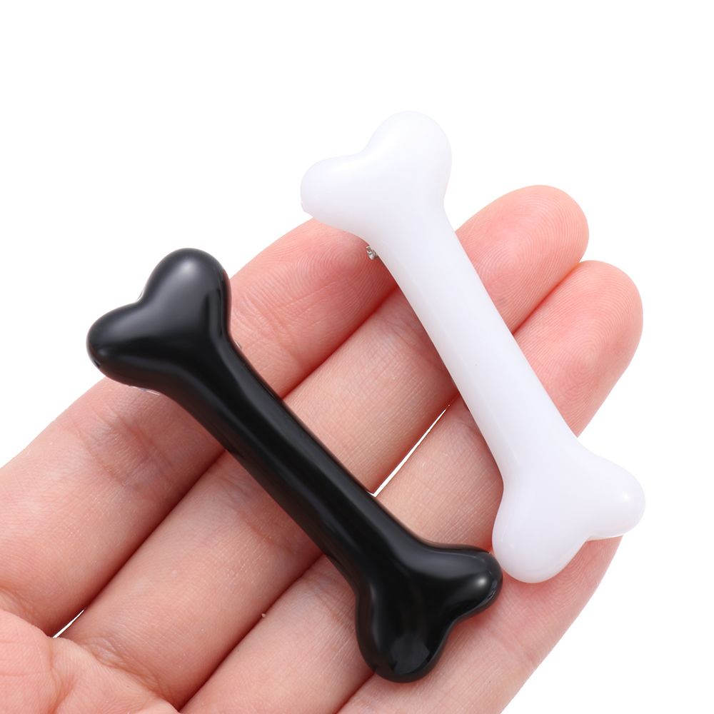 Set 2 Kẹp Tóc Hình Khúc Xương Màu Trơn Dễ Thương Thời Trang Cho Nữ