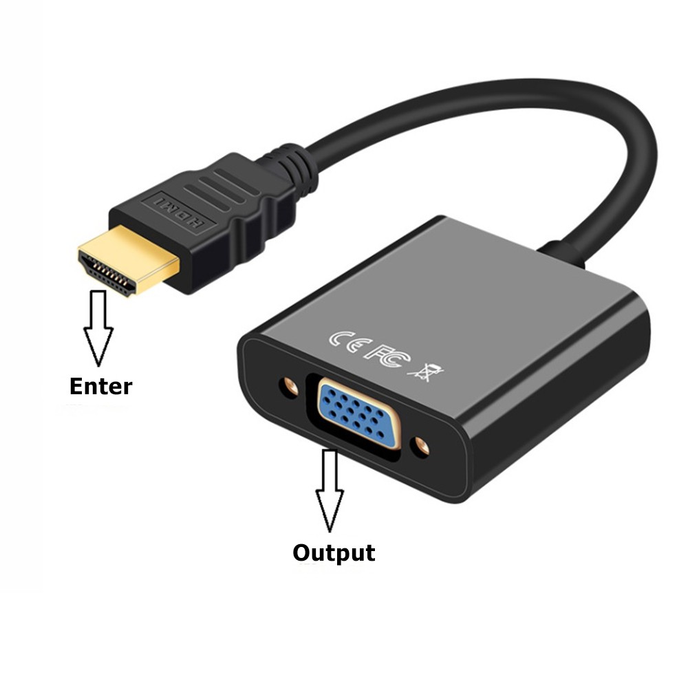 Dây cáp chuyển đổi HDMI sang VGA dành cho laptop/máy chiếu