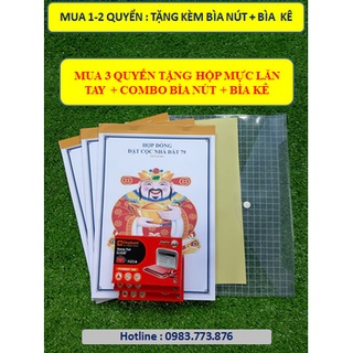 COMBO SỔ HỢP ĐỒNG ĐẶT CỌC NHÀ ĐẤT 3 LIÊN