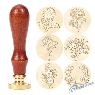 Con Dấu Sáp Cán Gỗ Phong Cách Retro