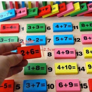 DOMINO TOÁN SỐ BẰNG GỖ