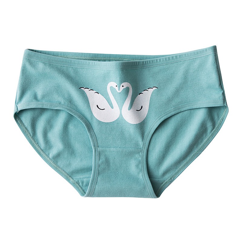 Quần lót nữ cotton cao cấp co giãn kháng khuẩn in hình đáng yêu dễ thương QL27 | BigBuy360 - bigbuy360.vn