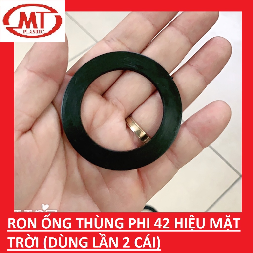 Ron ốc phi PVC 21,27,34,42,49, ron ống thùng phi Hiệu Mặt Trời