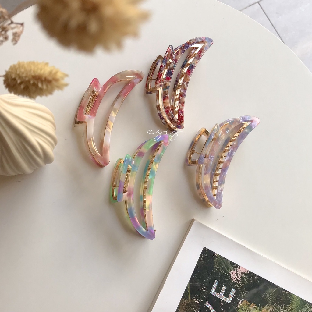 [KEP123] KẸP GẮP TÓC CÀNG CUA NỮ DÀI GRANITE HOT TREND HÀN QUỐC ESIS ACCESSORIES