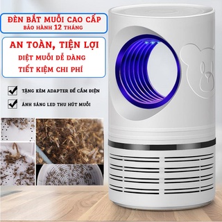 Máy Bắt Muỗi Thông Minh - Đèn Led Xanh Hút Côn Trùng , Muỗi , Bọ