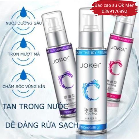 Gel Bôi Trơn OLO JOKER 100ml, Gel Boi Tron Quan Hệ, Chống Khô Hạn