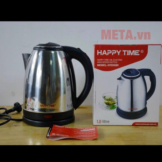 Ấm đun siêu tốc Happy time 1L8