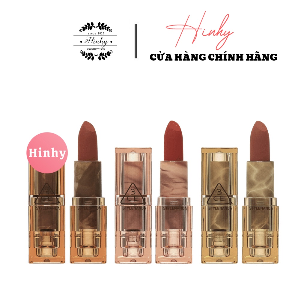 SON THỎI 3CE DEEP UNDER Soft Matte Lipstick (new)