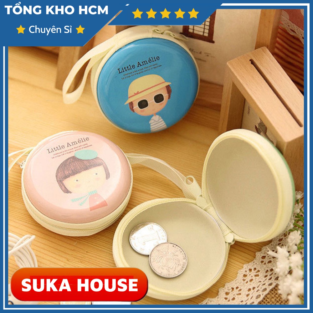 Hộp đựng tai nghe cáp sạc Little Amélie Dễ thương SUKAHOUSE H168