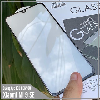 Kính cường lực 10d xiaomi mi 9 se full viền đen henyou