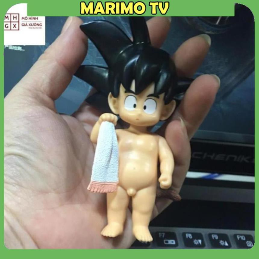 🔥Siêu dễ thương🔥 Mô Hình Son Goku Hồi Bé Cởi Chuồng- Cao 10cm - Tượng Figure Songoku Dragonball[MARIMO]