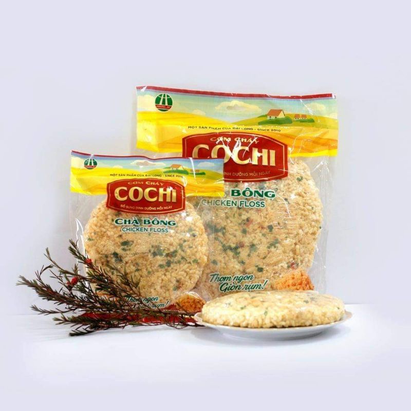 (bán sỉ) Cơm cháy ruốc hành Ninh Bình Vàng (cochi chà bông) 65g