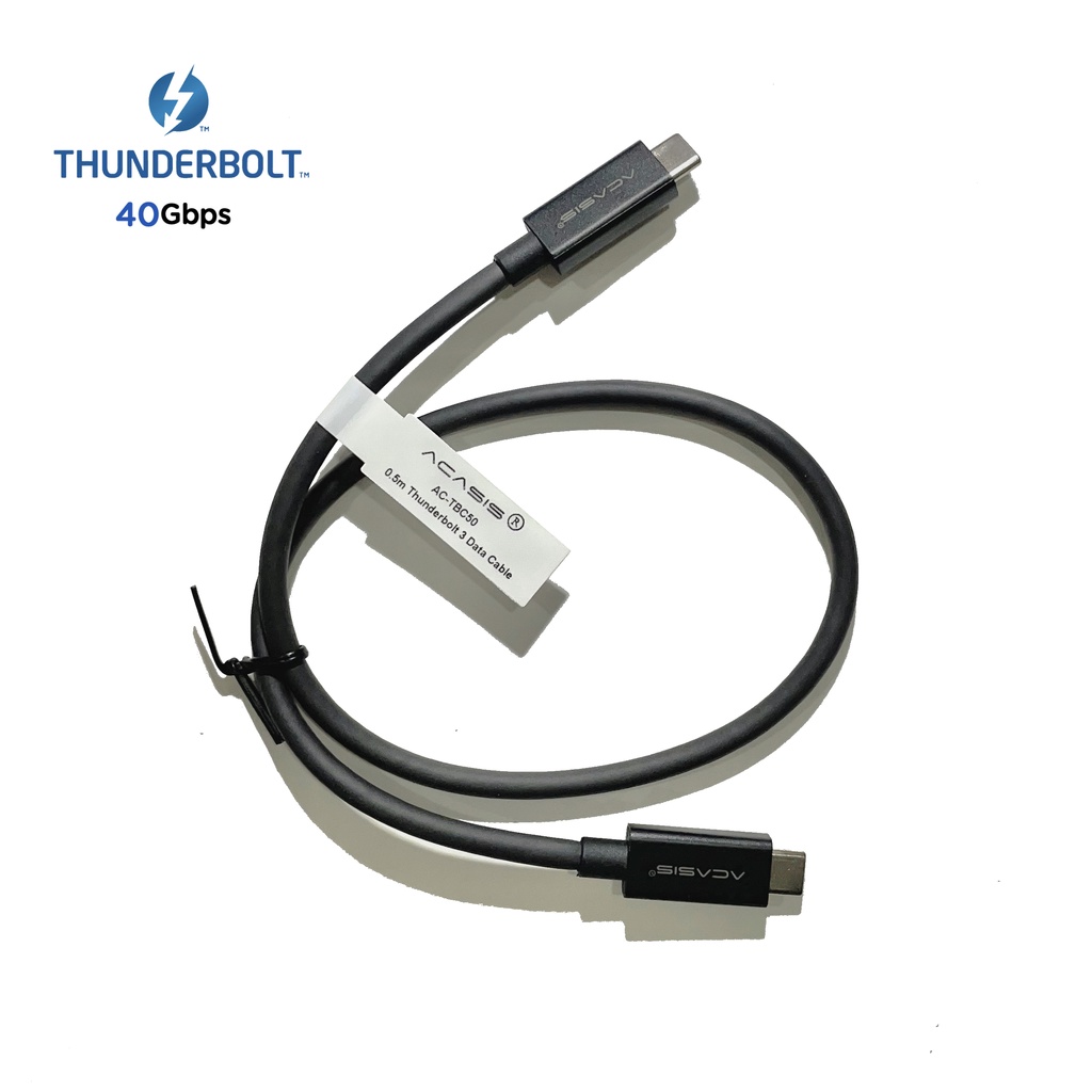 Cáp Thunderbolt 3 USB type-C chuẩn USB4 PD100W 20V5A tốc độ 40 Gbps - ACASIS