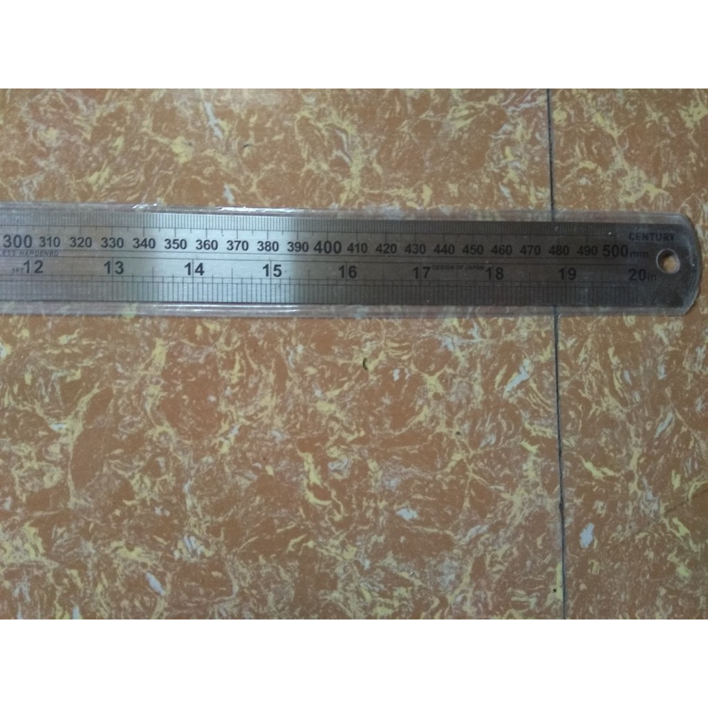 Thước Lá Thép Không Gỉ Hợp Kim Inox 100% (Chính Hãng Century)