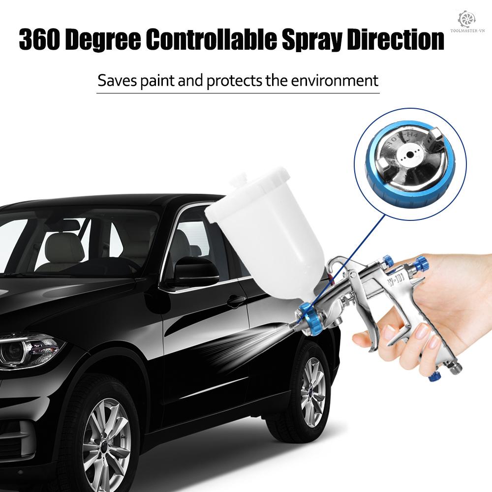 CCCC Máy Phun Khí Bằng Thép Không Gỉ Chuyên Nghiệp Kèm Cốc Phun Sơn Bằng Tay