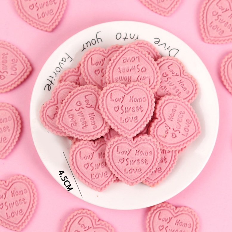 bánh kẹo trang trí bánh kem [FREESHIP❤️] kẹo quy hình tim gói 180g