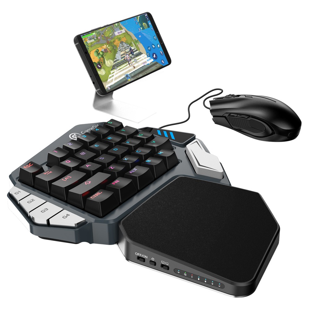 Bàn phím cơ GameSir Z1 Gaming Keypad chơi PUBG, ROS, Free Fire, Cross Fire và các game FPS cho iPhone, Ipad, PC