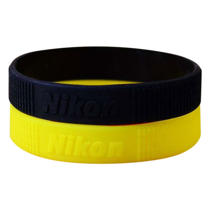 Bộ 2 Vòng Cao Su Bảo Vệ Và Trang Trí Ống Kính Nikon Size L - Hàng Nhập Khẩu