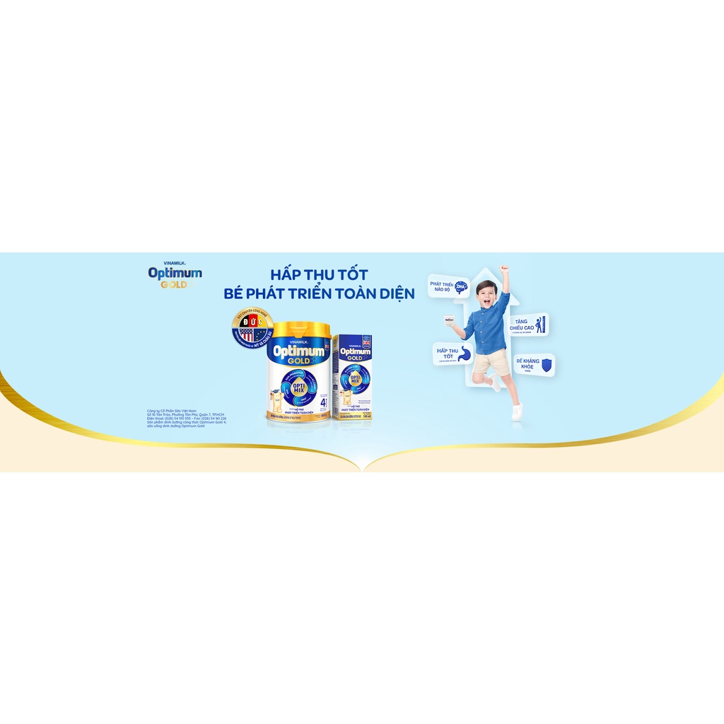 [HSD T4-2023] Lốc 4 Hộp Sữa Bột Pha Sẵn Optimum Gold 180ml.