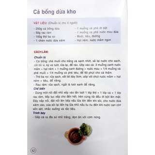 Sách Thực Đơn Cơm Gia Đình 3 Món Miền Trung (Tái Bản) (Đỗ Kim Trung)