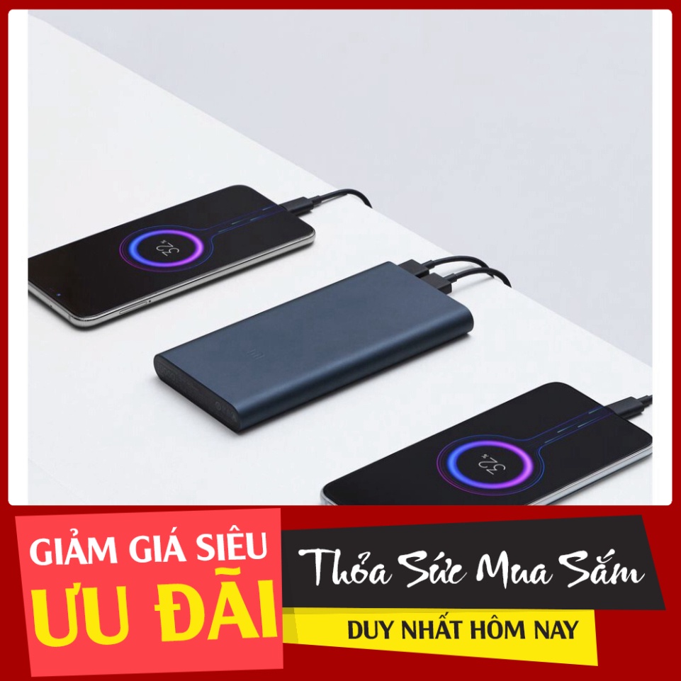SHOP UY TÍN GIÁ RẺ Sạc Pin phòng ngừa Xiaomi Fast Charge Power Bank Gen 3 18W /10000mAh VXN4274GL SHOP UY TÍN GIÁ RẺ