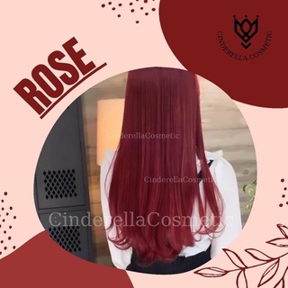 Thuốc nhuộm tóc Rose (đỏ Nhung) (kèm trợ nhuộm, găng tay)