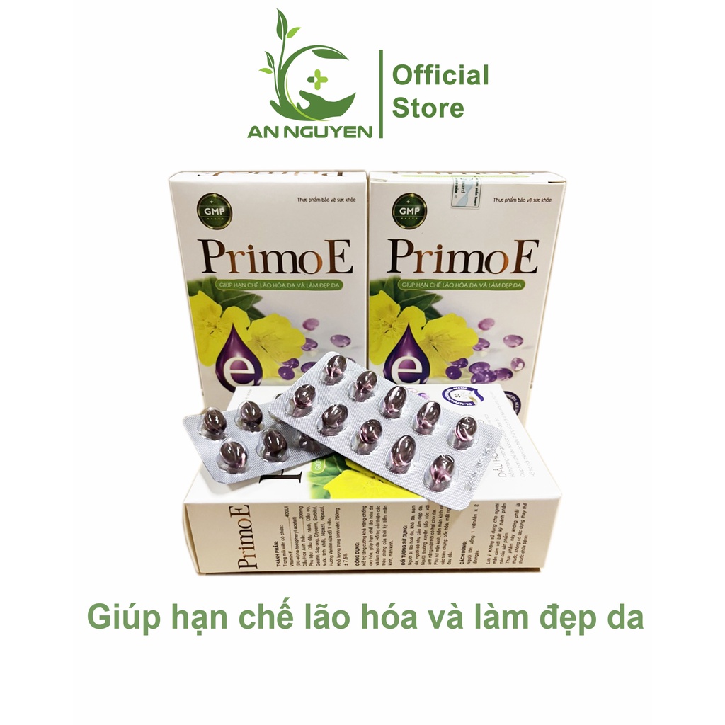 Primo E - Vitamin e , tinh dầu hoa anh thảo