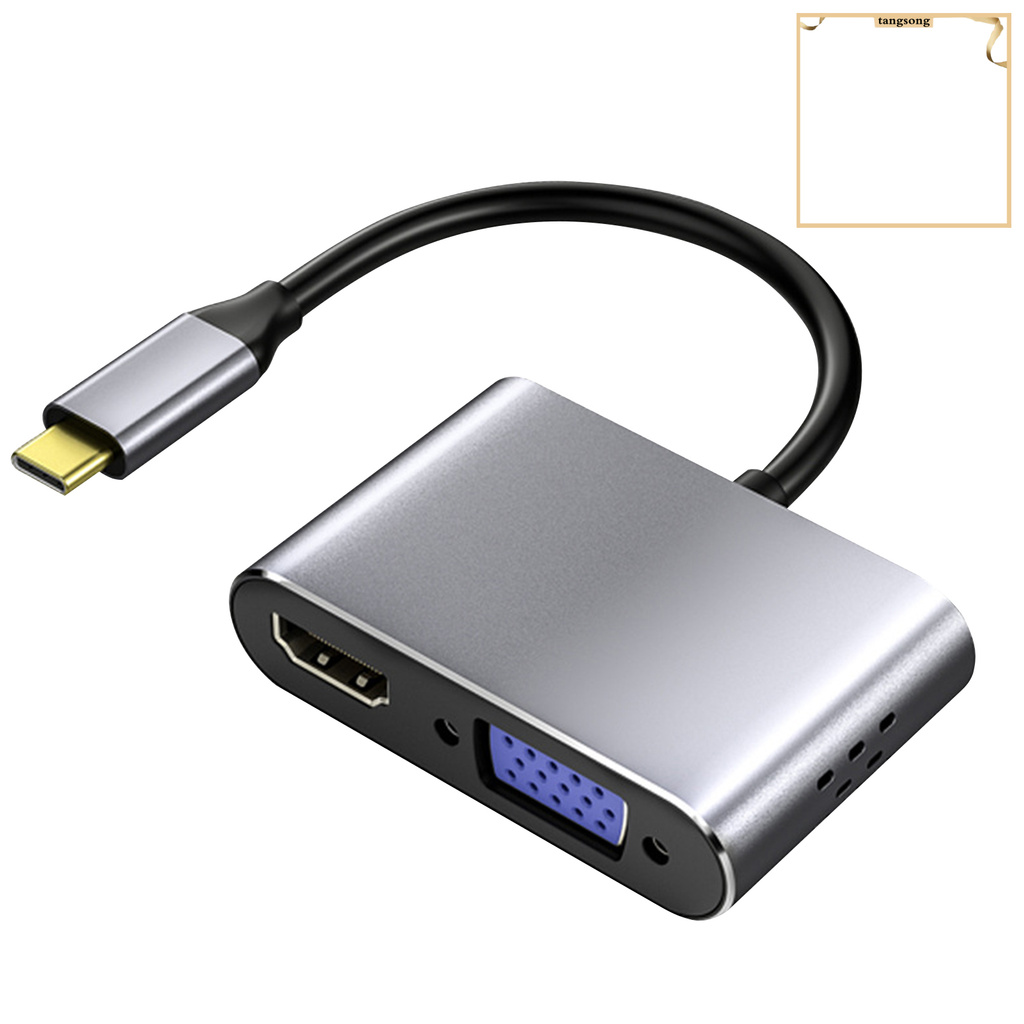 Bộ Chuyển Đổi Cổng Type-C Sang Vga Pd Usb 3.0 5 Trong 1 | BigBuy360 - bigbuy360.vn