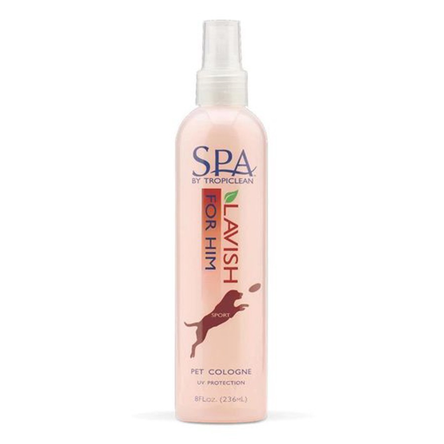 Xịt dưỡng lông cho chó mèo Tropiclean nước hoa tự nhiên spa cao cấp chai 236ml (Made in USA)