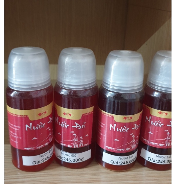 Nước đỏ 120ml / lọ - chuyên dùng câu cá trắm đen