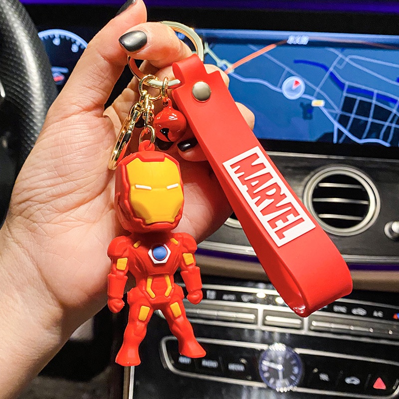 Mới Móc Chìa Khóa Hình Nhân Vật Iron Man Đáng Yêu