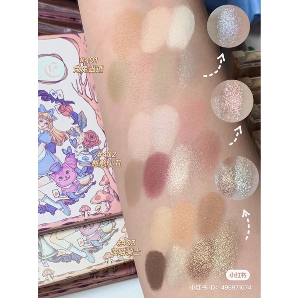 Phấn Mắt 7 Ô Đa Năng HOLD LIVE Midsummer Garden Eyeshadow Palette